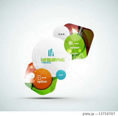 Abstract step infographics business layout 13758707
