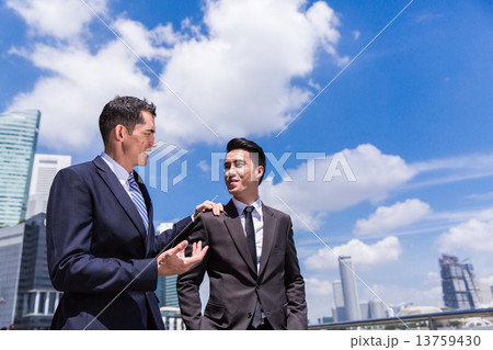 Business man talking Business man talking 13759430