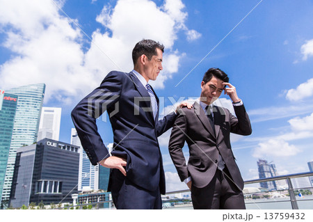 Business man in trouble Business man in trouble 13759432