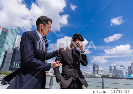 Business man in trouble 13759437
