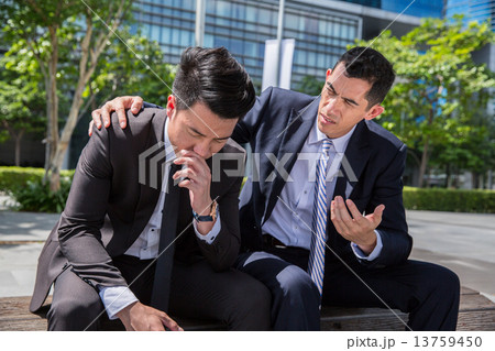 Business man counsel Young man 13759450