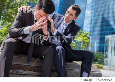 Business man counsel Young man 13759452