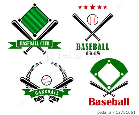Baseball sporting emblems or badges 13761661