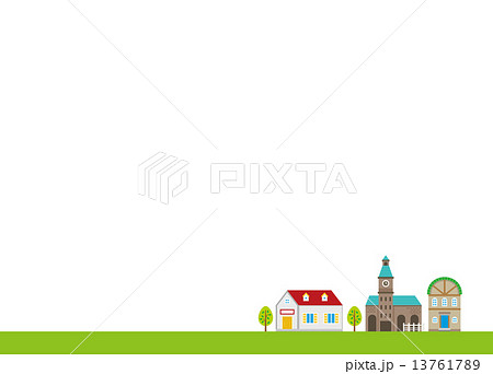 家 木 教会 大聖堂 聖堂 建物のイラスト素材 13761789 Pixta
