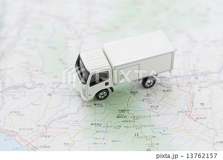 トラック　地図 13762157