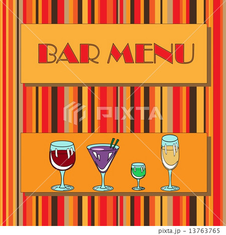 Restaurant or wine bar menu design. Seamless vector illustration Restaurant or wine bar menu design. Seamless vector illustration 13763765