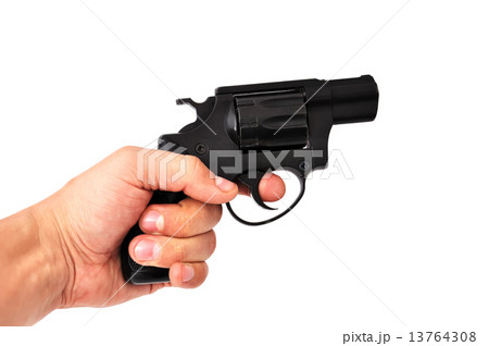 revolver in hand 13764308