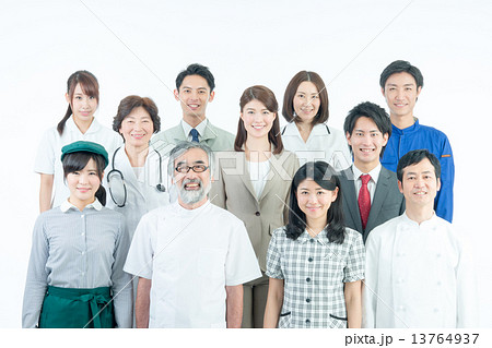 働く人々　 13764937