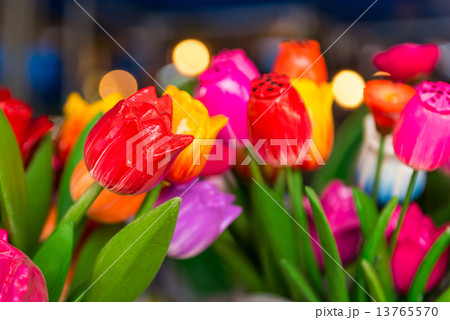 Close up of artificial flowers. Close up of artificial flowers. 13765570