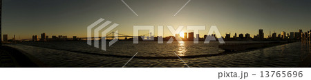 パノラマシルエット パノラマシルエット 13765696
