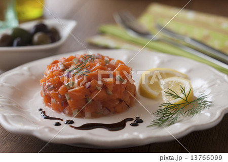 サーモンのマリネ 13766099