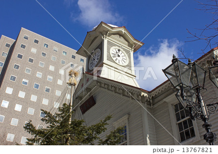 冬の札幌市時計台、冬の時計台 13767821