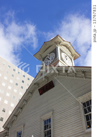 冬の札幌市時計台、冬の時計台 13767831