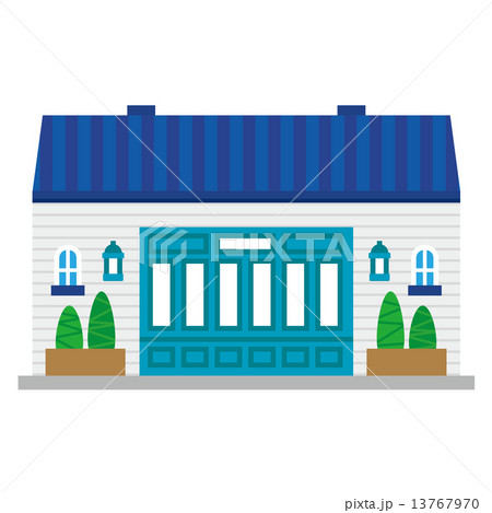 カフェ 飲食店 店 店舗のイラスト素材 カフェ 飲食店 店 店舗のイラスト素材