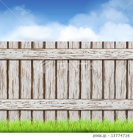 フェンス 垣根 柵のイラスト素材
