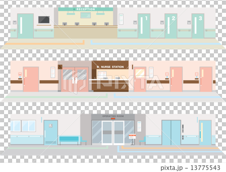 Hospital illustration 13775543