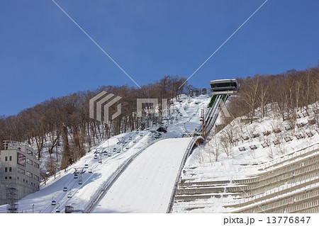 冬の大倉山ジャンプ競技場 13776847