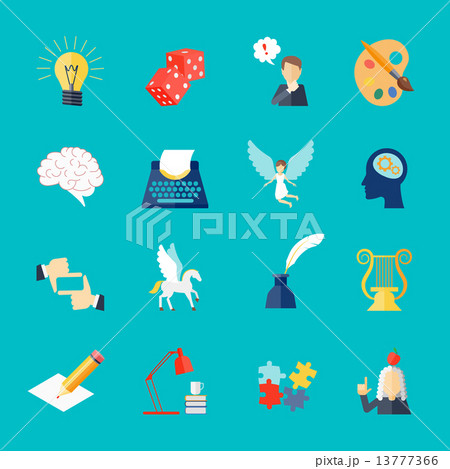 Muse Icon Flat Set Muse Icon Flat Set 13777366