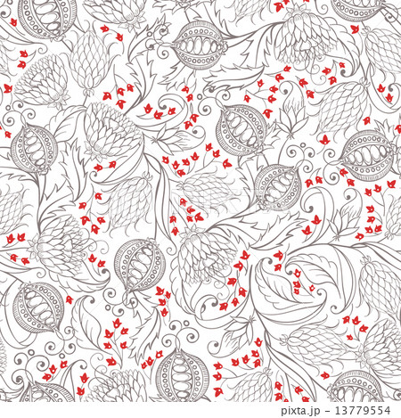 Pomegranate Pattern 13779554