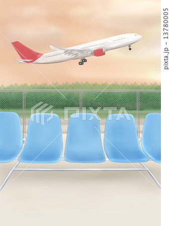 夕暮れの展望デッキ 13780005