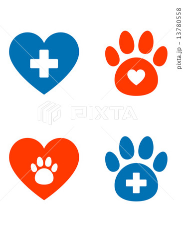veterinarian icons set 13780558