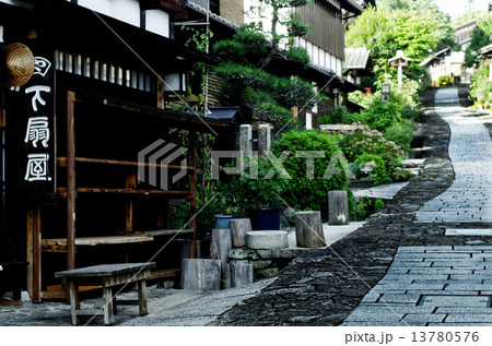 長野県　馬籠　妻籠 13780576