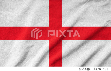 Ruffled England Flag 13781325