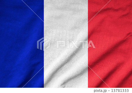 Ruffled France Flag 13781333
