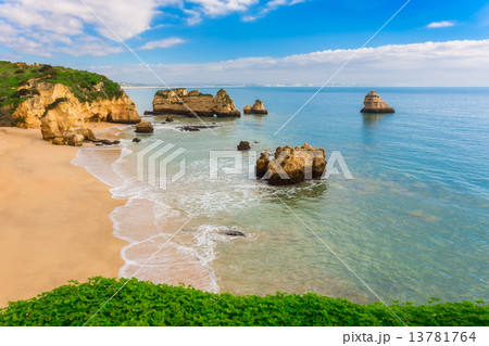 Wonderful beaches of Portugal. Lagos, Algarve. 13781764
