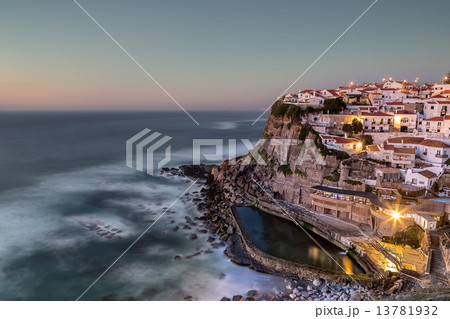 Portuguese maritime town Azenhas do Mar. At sunset. Portuguese maritime town Azenhas do Mar. At sunset. 13781932