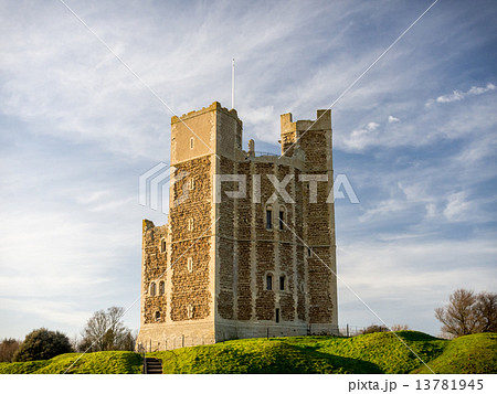 イギリス、イースト・アングリアのオーフォード城 13781945