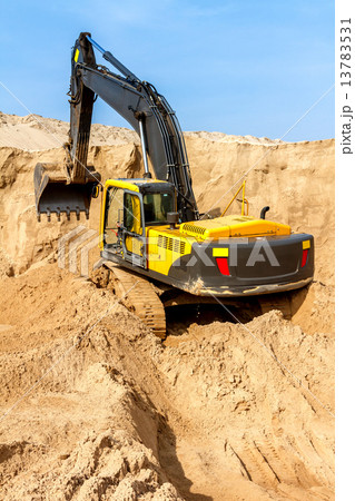 Excavator at Work 13783531