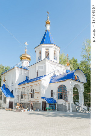 temple in honor of icon of God Mother. Tyumen 13784967