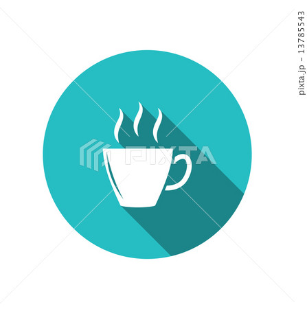 Coffee or tea cup, trendy flat minimal style Coffee or tea cup, trendy flat minimal style 13785543