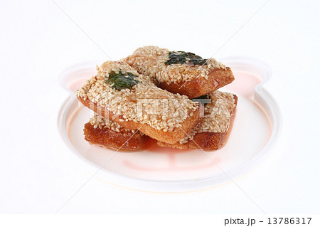 Deep Fried Bread with Shrimp and sesame 13786317