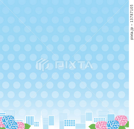 梅雨　背景 13787105