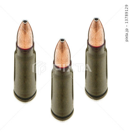 Bullets isolated 13789129