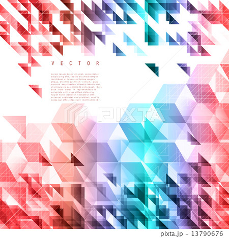 Vector background abstract polygon triangle.  13790676