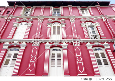 Traditional building in Chinatown of Singapore Traditional building in Chinatown of Singapore 13791255