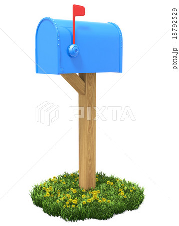 Mailbox on the grass Mailbox on the grass 13792529