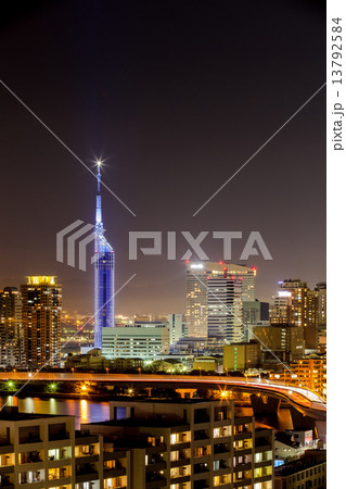 愛宕神社からの夜景３の写真素材