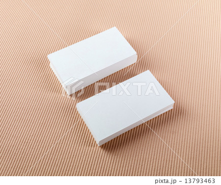 Two stacks of business cards 13793463