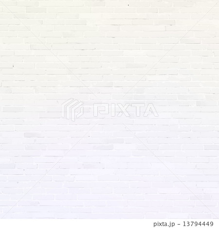 Brick wall, white relief texture with shadow 13794449