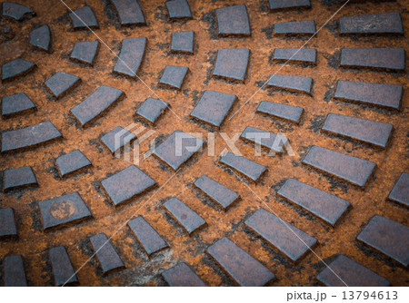 rusty iron hatch 13794613