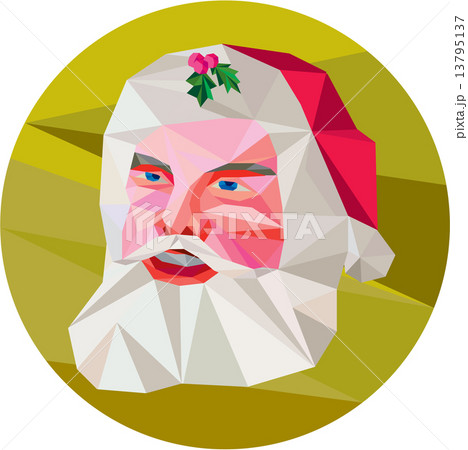 Santa Claus Father Christmas Low Polygon 13795137