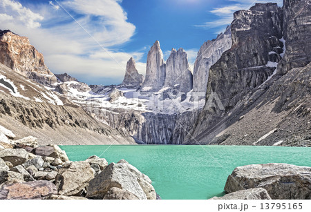 Torres del Paine mountains, Patagonia, Chile 13795165