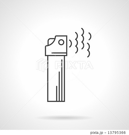 Contour vector icon for gas spray Contour vector icon for gas spray 13795366