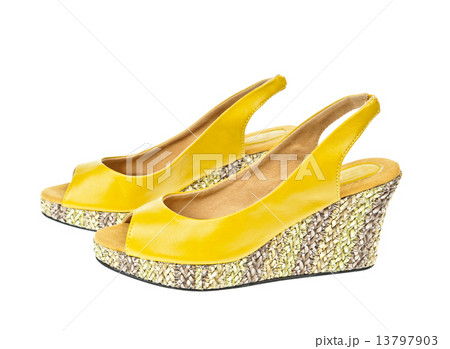 Yellow shoes, Platform for Women 13797903