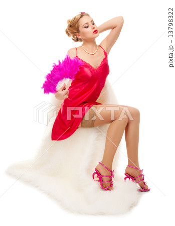 Portrait of pretty woman Portrait of pretty woman 13798322