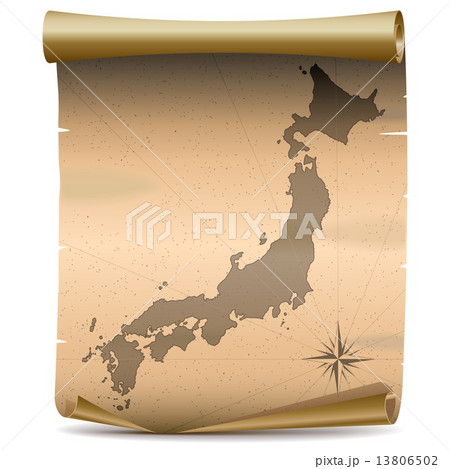 Vector Japan Vintage Map Vector Japan Vintage Map 13806502